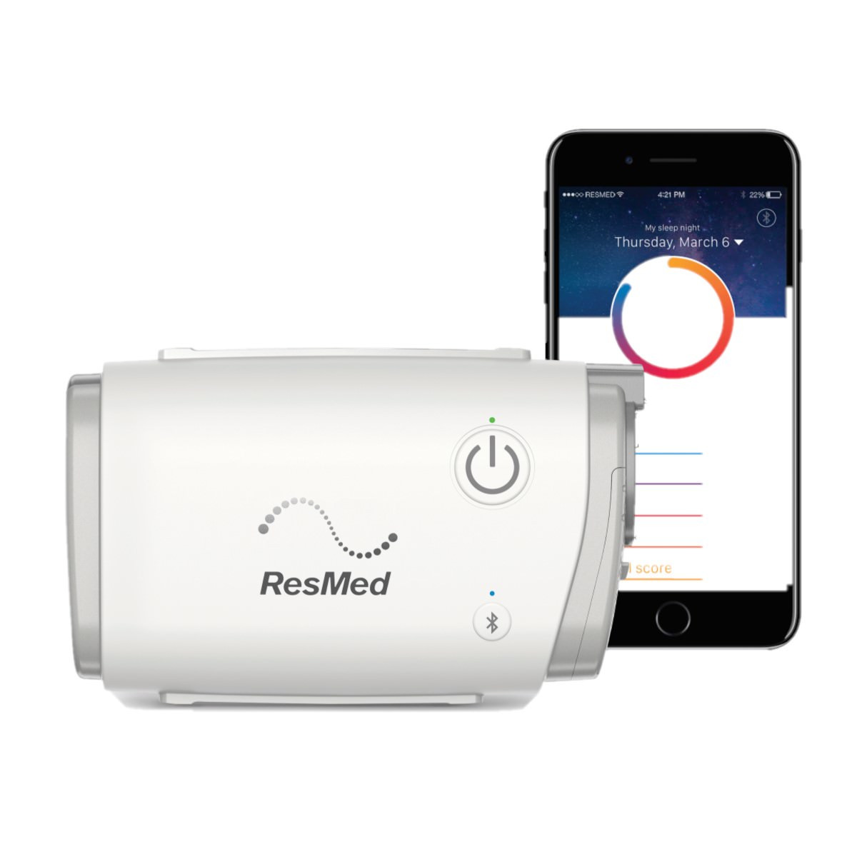 airmini autoset travel cpap machine by resmed